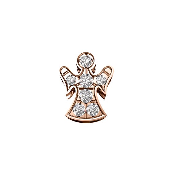 Charm Donna Oro Donna Elements in Oro rosa Diamante DCHF9161.002 - DCHF9161.002